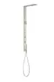 AXOR-HG-AXOR-ShowerComposition-Duschpaneel-mit-Thermostat-Kopfbrause-110-220-1jet-und-Schulterbrause-Edelstahl-12595800 gallery number 1